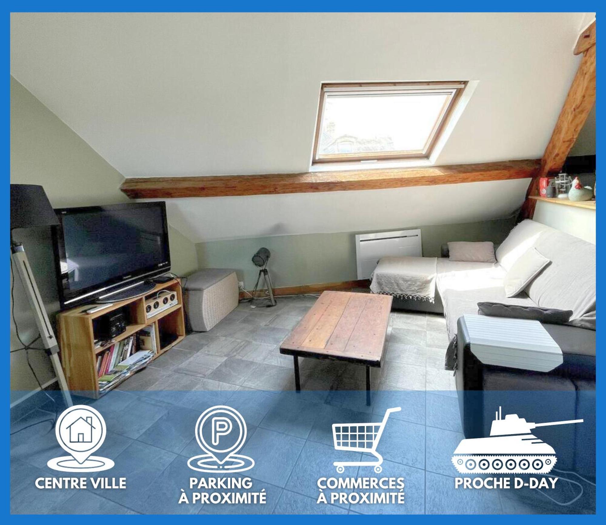 Les Combles De L Aure Grand Studio Cosy Confortable Classe 3 Etoiles Centre Bayeux 2 Mn A Pied Cathedrale Proche Plages Du Debarquement Exterior foto